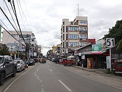 Tuguegarao centro, Rizal Street, Route 51 sign