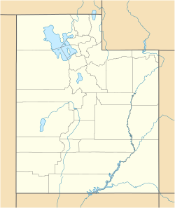 Centerfield School and Meetinghouse is located in Utah