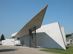 Vitra Fire Station, Weil am Rhein, Germany, by Zaha Hadid, 1989–1993[265]