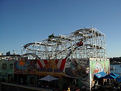 Wild Mouse à Luna Park Sydney