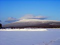 The mountain in winter