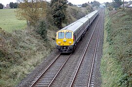 9004 Enterprise (train service) approaching Lurgan in 2006