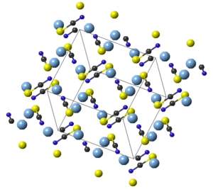 Kristallstruktur von Silberthiocyanat