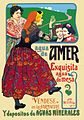 Cartel publicitario premiado de "Agua de Amer", 1900