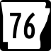 Highway 76 marker