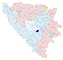 Kreševo – Mappa