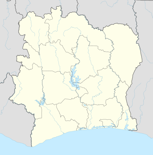 2019–20 Ligue 1 (Ivory Coast) is located in Ivory Coast