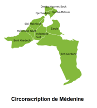 Carte de la circonscription.