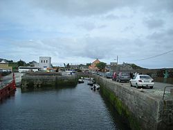 Pier and harbour