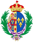 Description de l'image Coat of arms of Louise of Orléans (1882–1958) as Spanish Infanta.svg.