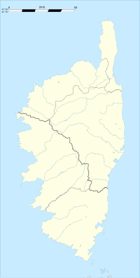 Carte des aéroports de la Corse