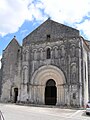 Église paroissiale Saint-Macrin-Saint-Jean-Baptiste de Criteuil, façade