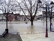 Inondazione della Charente nel marzo 2007 a Cognac