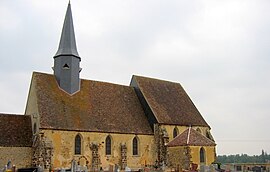 The church in Le Favril