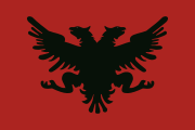 The flag held at the Congress of Lushnjë.