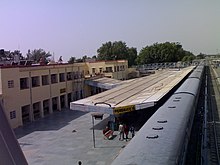 Hanumangarh railway station.