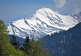 Vue depuis l'ouest.