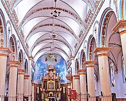 Interior of the church of Chinavita