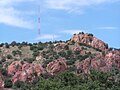 KRTS's mountaintop transmitter site in the Davis Mountains.
