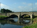 Kildwick Bridge east side built 1780 showing smooth vaulting.