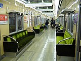 阪急電車に準じた未更新車の車内