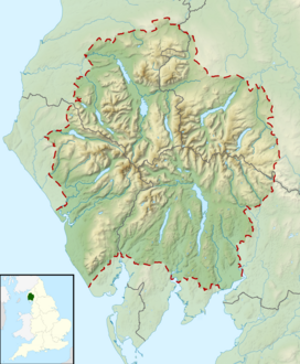 Ullscarf is located in the Lake District