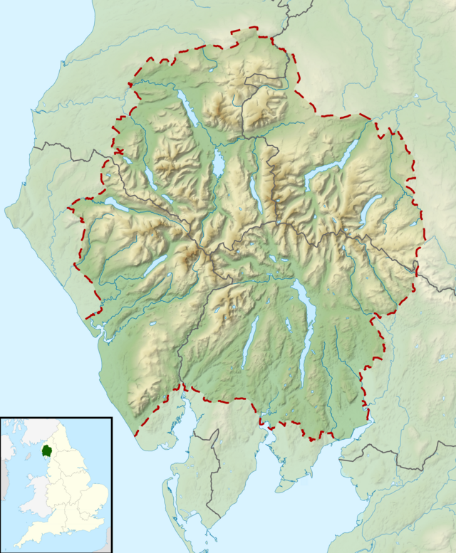 The Outlying Fells of Lakeland is located in the Lake District