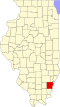 State map highlighting White County