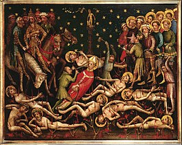 Martyre des Dix Mille, Maître de la Petite Passion, 1410-1415, Wallraf-Richartz-Museum, Cologne.