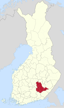 Location of Mikkeli sub-region