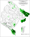 Муслимани у Црној Гори по насељима 2003. године