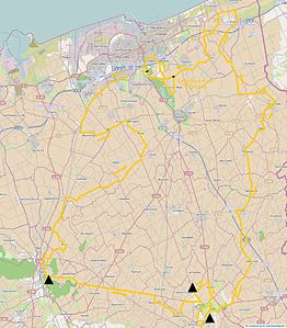 Parcours schématisé de la première étape.