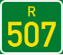 Regional route R507 shield