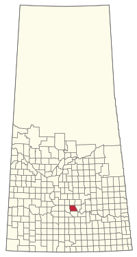 Location of the RM of Sarnia No. 221 in Saskatchewan