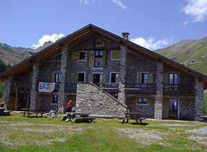 Das Rifugio Schiazzera im Val Saiento