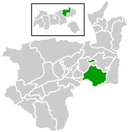 Location within Kufstein district