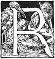 Illustration for a chapter capital in the 1895 edition of The Two Jungle Books (1895), a compilation of The Jungle Book and The Second Jungle Book, both by his son, Rudyard Kipling.