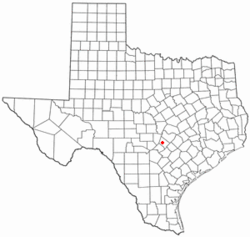 Location of Woodcreek, Texas