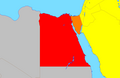 Example image showing the African and Asian parts of Egypt