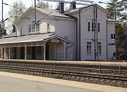 Turengi järnvägsstation.