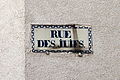 Rue des Juifs à Mons dans le Hainaut