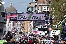 Vollering wins the sprint in Liège