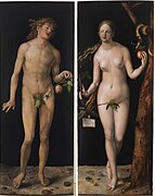 Adam and Eve (1507) by Albrecht Dürer