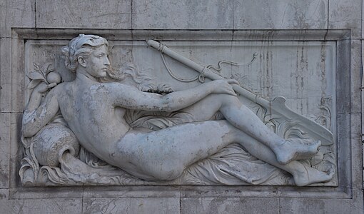 La source du Paillon (1896), Monument du centenaire de la réunion de Nice à la France, Nice, Promenade des Anglais