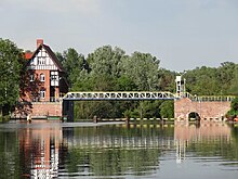 Roller dam on the Brda river