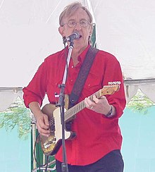 Kirchen with his original Telecaster in Shirlington, Virginia (2003)