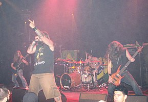 Bleed the Sky performing in 2008