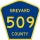 County Road 509 marker