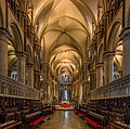Rib vaults of choir of Canterbury Cathedral (1174–77)