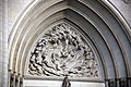 Ex Nihilo (central tympanum, Creation Sculptures) Washington, D.C.